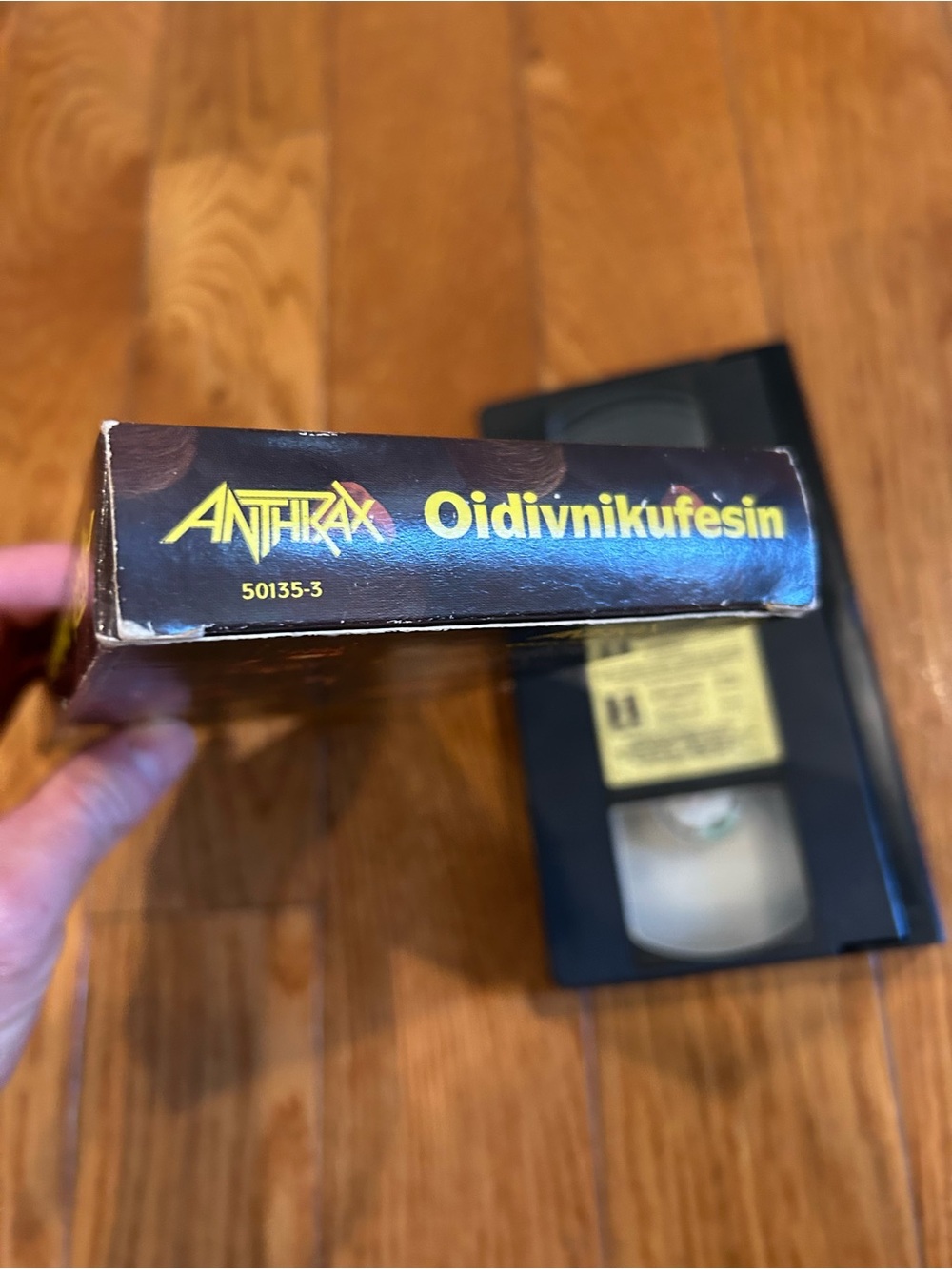 Anthrax Oidivnikufesin N.F.V. VHS Tape (1988) Megaforce Island Live Hammersmith - Picture 4 of 6